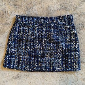 Blue Plaid & sparkle. Forever21. M. EUC